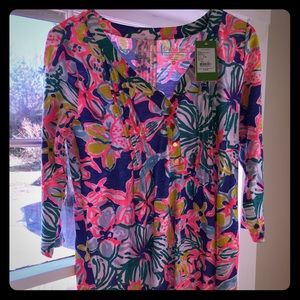 Lilly Pulitzer Cotton floral dress NWT Sz M